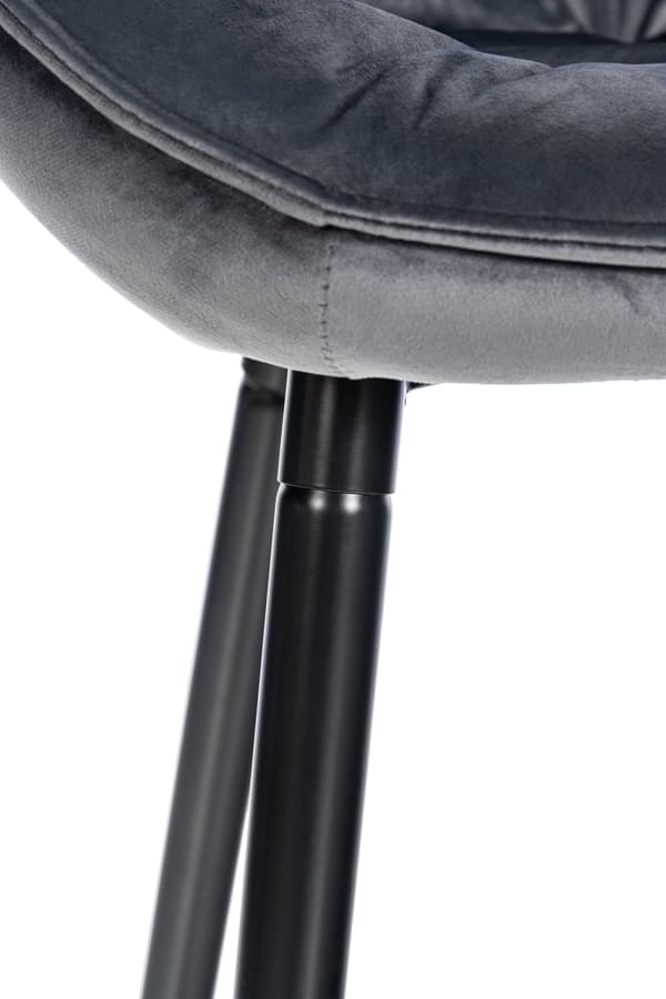 CLP Sæt med 2 barstole Gibson velvet sædehøjde 76 cm