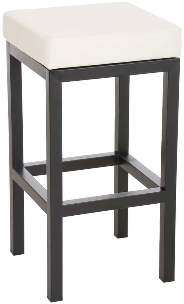 CLP Barstol Taylor i läderimitation, sitthöjd 85 cm