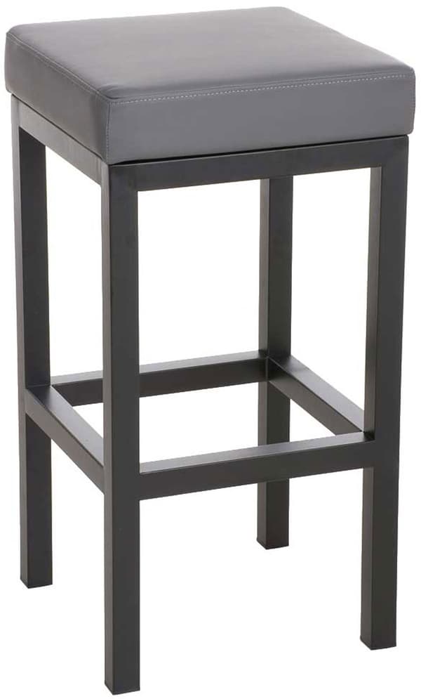 CLP Barstol Taylor i läderimitation, sitthöjd 85 cm