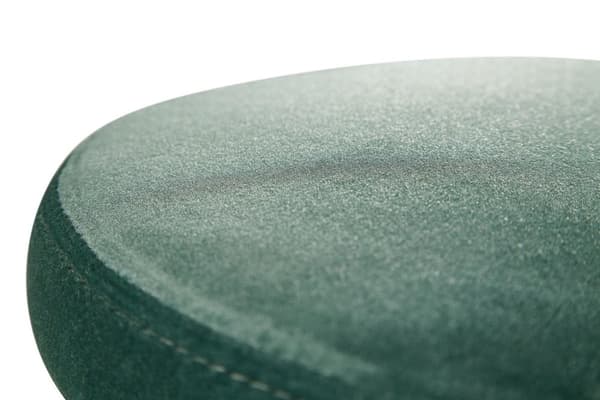 Rootz baarijakkara sametinvihreä jakkara ilman selkänojaa 58 - 79 cm - Keittiöjakkara kangas - metalli 100kg - Design baarijakkara työjakkara pyörivä