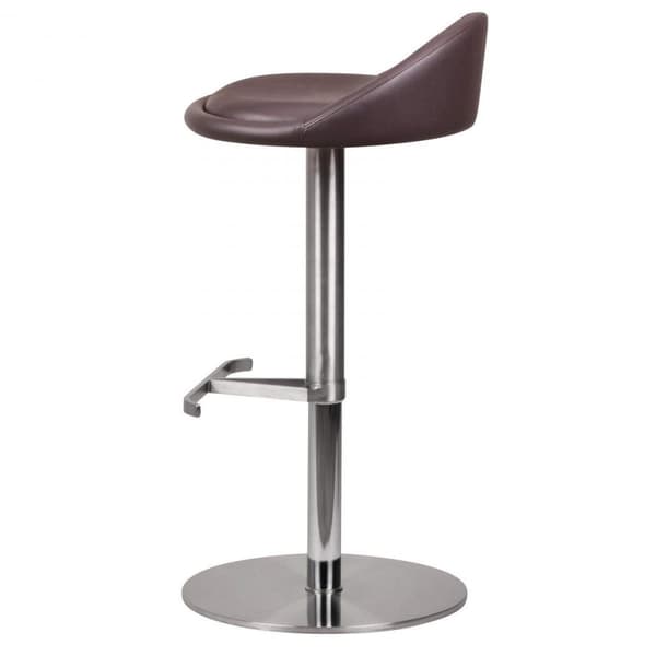 Rootz Durable M1 Barstool ruostumattomasta teräksestä valmistettu ruskea tuoli nykyaikainen jakkara säädettävä muotoilu baarijakkara on käännettävissä