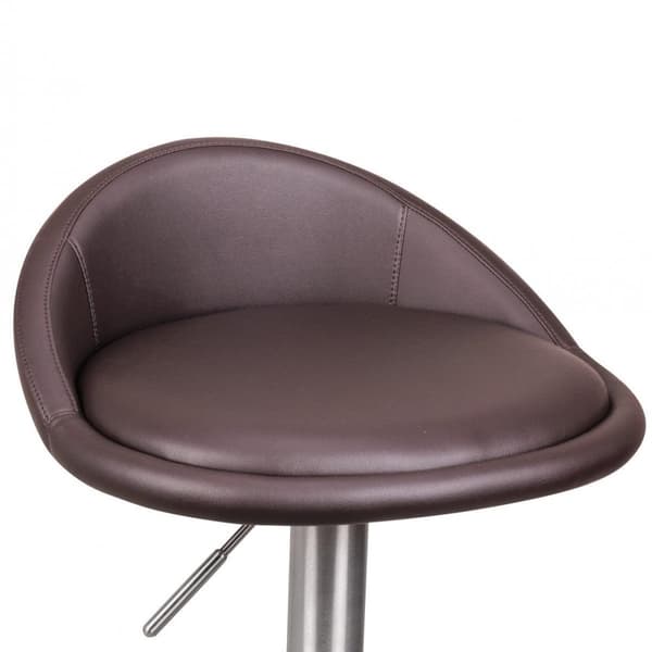 Rootz Durable M1 Barstool ruostumattomasta teräksestä valmistettu ruskea tuoli nykyaikainen jakkara säädettävä muotoilu baarijakkara on käännettävissä