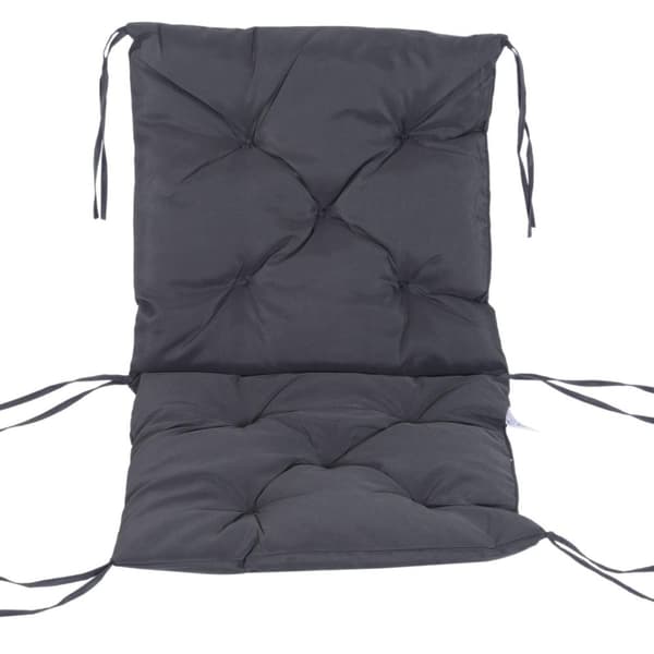 Rootz pehmustettu tuolin tyyny - harmaa - Oxford, sieni - 38,58 cm x 19,68 cm x 3,14 cm