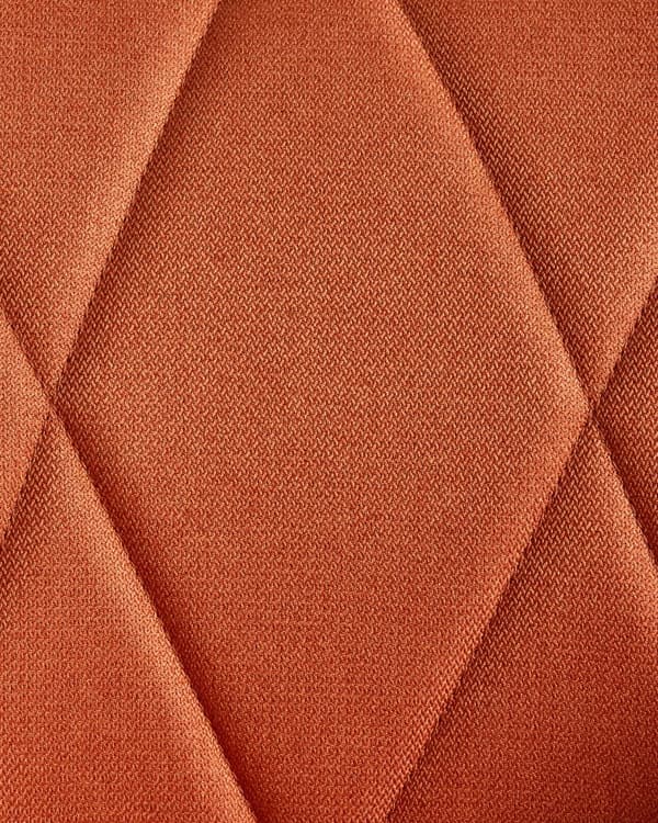Barstol Orange Polyester Høj Køkkenstol Justerbar Counterstol med Ryglæn Design til Køkkenø Inspiration