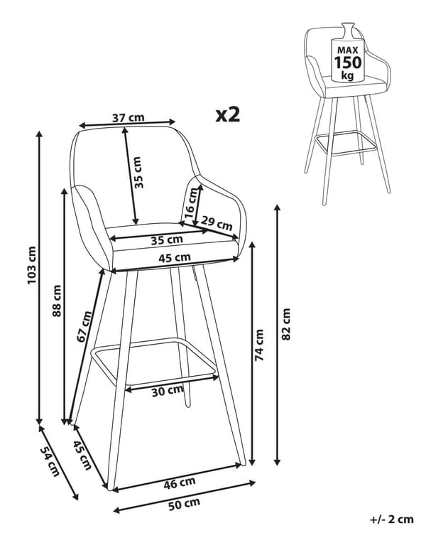 Barstol Lysegrøn Polyester Høj Køkkenstol Justerbar Counterstol med Ryglæn Design til Køkkenø Inspiration