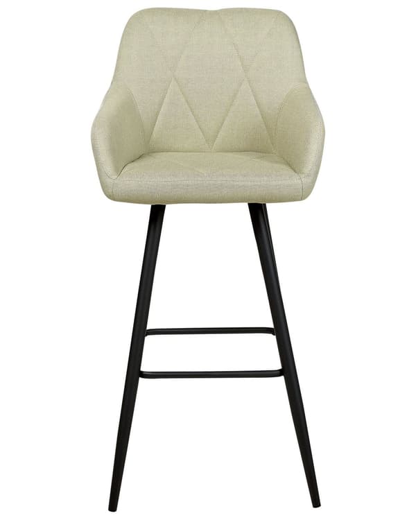 Barstol Lysegrøn Polyester Høj Køkkenstol Justerbar Counterstol med Ryglæn Design til Køkkenø Inspiration