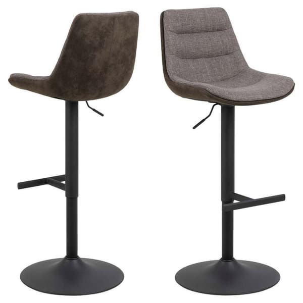 2 x  Adisa barstol brun.