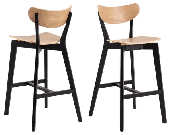 2 x Roxby barstol natur.