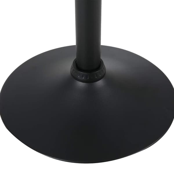 Rootz Barstol - Bordstol - Bistrostol - Krostol - Justerbart sæde - Køkkenstol - Spisestol - Sort - 17,3 x 16,9 x 11,8 tommer