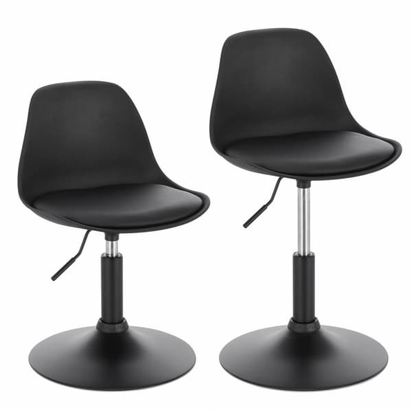 Rootz säädettävä baarijakkara - Työpöytäjakkara - Kääntötuoli - Ergonominen muotoilu - Helppo koota - Tukeva rakenne - 41cm x 61-73cm x 39cm