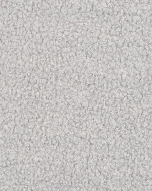 Barstole Grå Boucle Sæt af 2 Høj Køkkenstole Retro Rund Ryglæn Fodstøtte Design Counterstol til Barbord