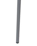 Miniatyrbild 8 av 9: Set om 2 barstolar Grå syntetisk sits Metallben Minimalistisk design Matsal Barstolar Ryggstöd Modern Skandinavisk
