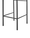 Miniatyrbillede 8 af 9: Barstole Blågrøn Sæt af 2 Høj Køkkenstole Retro Rund Ryglæn Fodstøtte Design Counterstol til Barbord Stole til Køkkenø