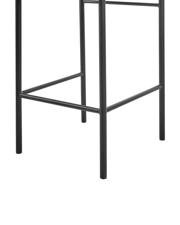 Barstole Blågrøn Sæt af 2 Høj Køkkenstole Retro Rund Ryglæn Fodstøtte Design Counterstol til Barbord Stole til Køkkenø