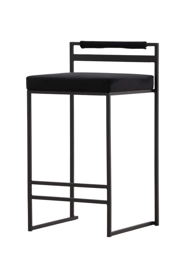 2 x  Opelika barstol velour sort.