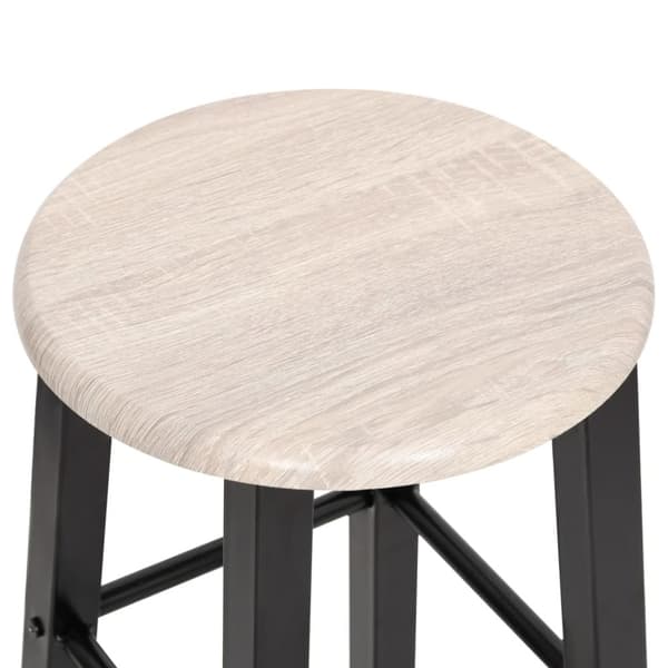 barstole 2 stk. MDF sort