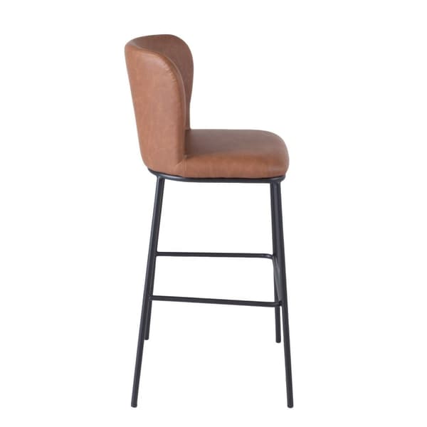 Set med 2 produkter. Barstol SAVOY lysebrun
