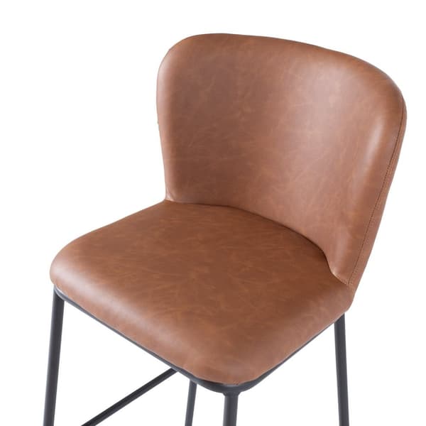 Set med 2 produkter. Barstol SAVOY lysebrun