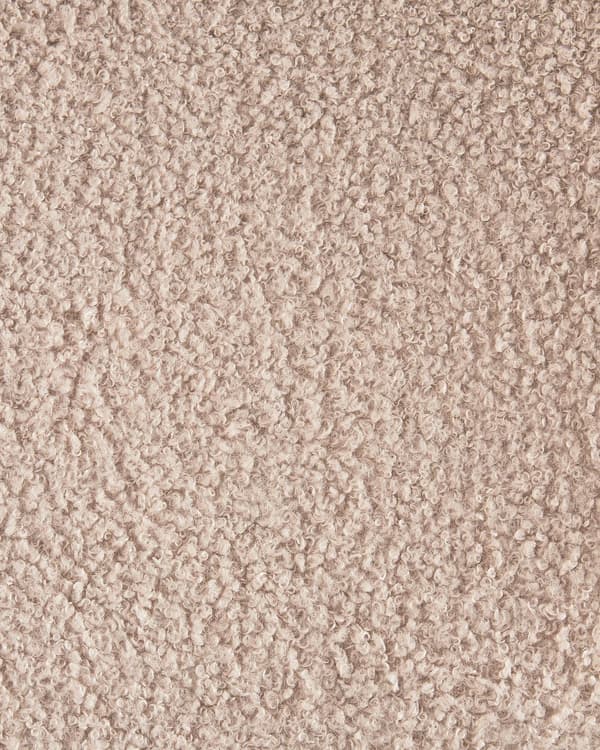 2 st Barstolar Ljusbeige Armstödslösa Benskydd Boucle Svarta Järnben Modern Retro Design Sittmöbler för Matsal