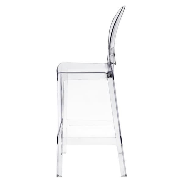 Viki barstol, transparent, 75 cm