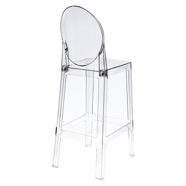 Viki barstol, transparent, 75 cm