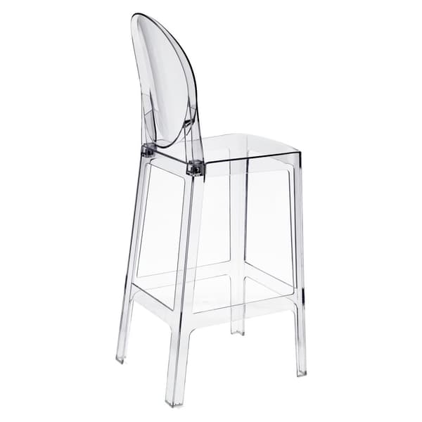 Viki barstol, transparent, 75 cm