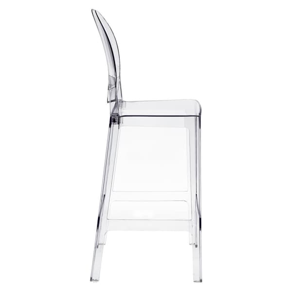 Viki barstol, transparent, 75 cm