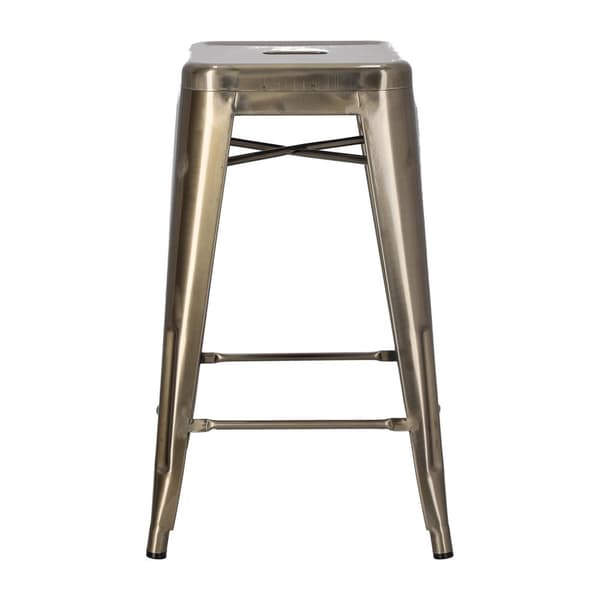 Parisin 66 cm metallinen jakkara, joka on saanut inspiraationsa Tolixista