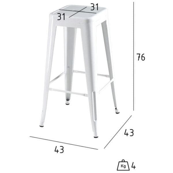 Barstol Quattroventi 4 stk