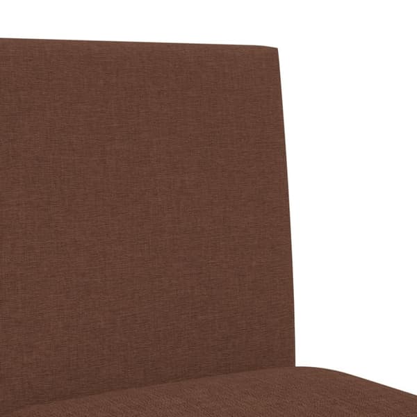 vidaXL barstole 2 stk. massivt gummitræ og stof