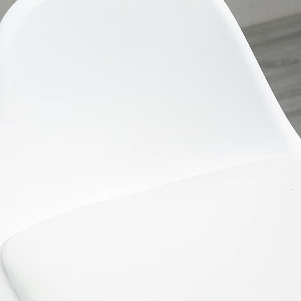 Rootz sæt med 2 barstole - Barstole - Scandi Design - Fodstøtte - Kunstlæder - Naturlig + Hvid - 38,5 cm x 42,5 cm x 91 cm