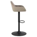 Miniatyrbillede 3 af 7: 2 x  Brooke barstol velour drejefunktion beige.
