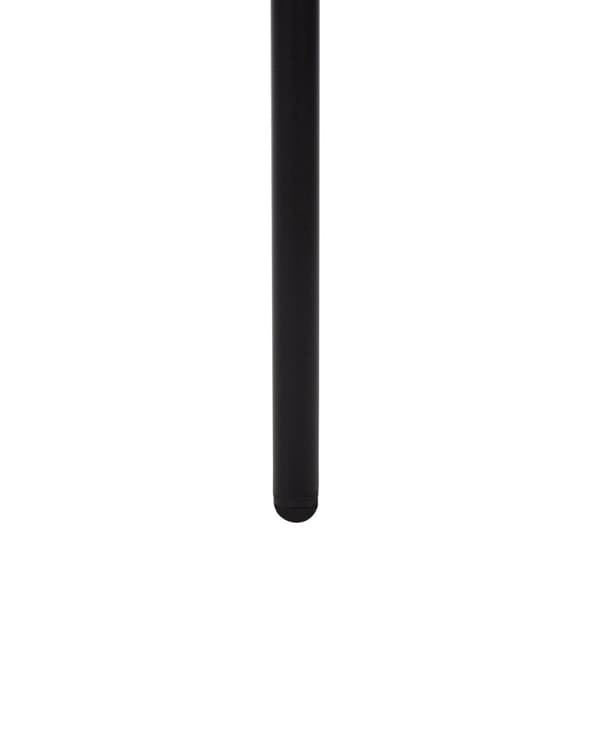 Sett med 2 Barstoler Svart Boucle Stålben Moderne Design Spisestue Sitteplasser