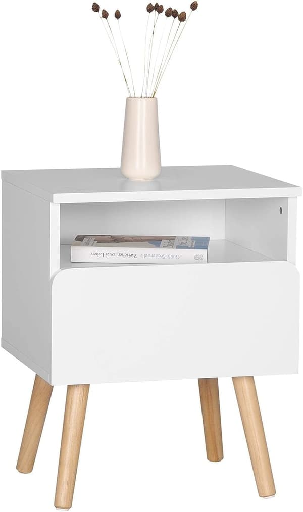 Rootz Sängbord - Nattduksbord - Förvaringsenhet - Optimal organisation - Utrymmeseffektiv - Miljövänlig - 40 cm x 50 cm x 33,5 cm
