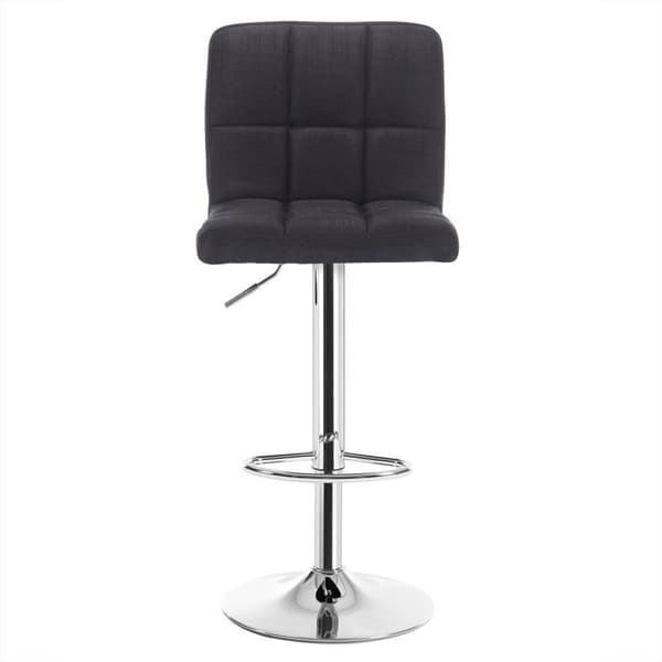 Rootz baarijakkara - Säädettävä työtuoli - Ergonominen istuin - Kestävä pellavaverhoilu, Liukumaton pohja, Korkeuden mukautus - 92cm-114cm x 44cm x 38