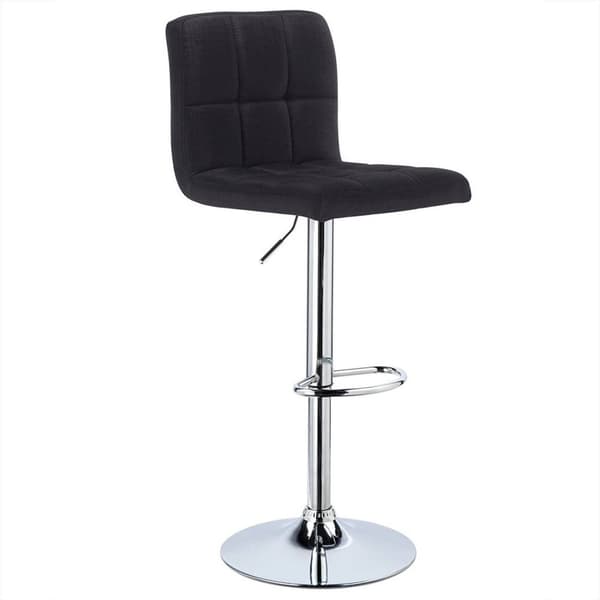 Rootz baarijakkara - Säädettävä työtuoli - Ergonominen istuin - Kestävä pellavaverhoilu, Liukumaton pohja, Korkeuden mukautus - 92cm-114cm x 44cm x 38