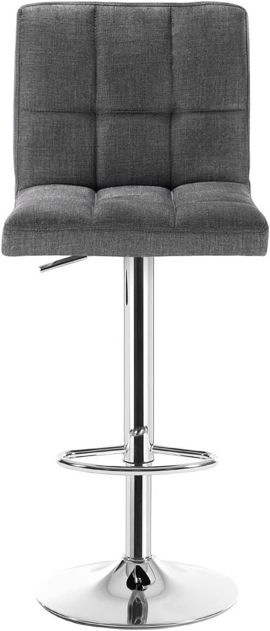 Rootz-baarijakkara - Kääntötuoli - Säädettävä korkeus - Mukava pellavainen istuin - Kestävä ja ergonominen - Liukumaton pohja - 44cm x 38cm x 92-114cm