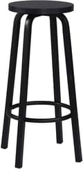 Miniatyrbild 5 av 9: Rootz Modern Bar Pall - Skandinavisk Style Pall - Industrial Design Pall - Bekväma sittplatser - Förbättrad stabilitet - Utrymmesbesparande - 30cm x 7