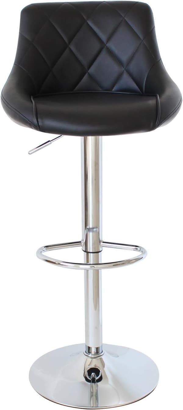 Rootz säädettävä kääntyvä baarijakkara - Työpöytäjakkarat - Baarituolit - Ergonominen muotoilu - Moderni ilme - Helppo koota - 84-106cm x 35cm x 38cm