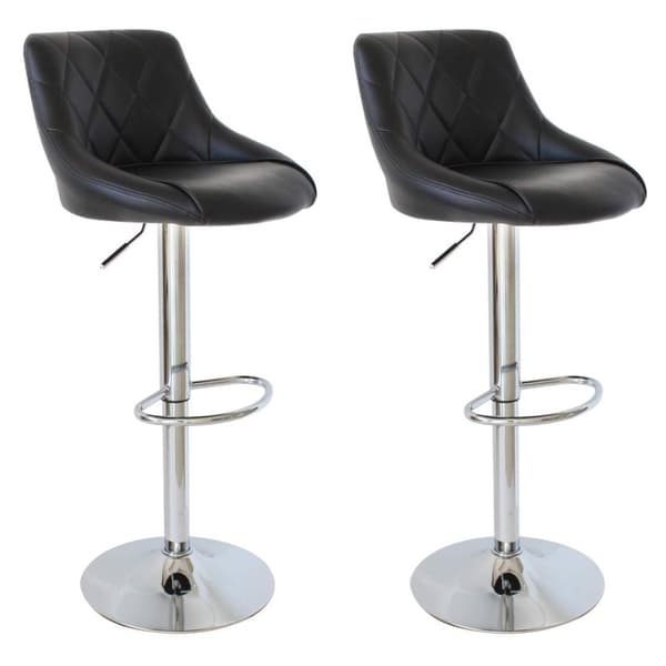 Rootz säädettävä kääntyvä baarijakkara - Työpöytäjakkarat - Baarituolit - Ergonominen muotoilu - Moderni ilme - Helppo koota - 84-106cm x 35cm x 38cm