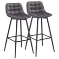 Miniatyrbild 1 av 8: Rootz Velvet Barpall - Bänkpall - Kökspall - Bekväma sittplatser - Robust konstruktion - Mångsidig design - 43 cm x 35,5 cm x 87,5 cm