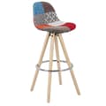 Miniatyrbillede 5 af 10: Rootz Highlights Barstol Model Joyce - Designerstol - Bordstol - Komfortable siddepladser, holdbar bygning, nem vedligeholdelse - Træ, linned, metal -