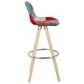 Miniatyrbillede 8 af 10: Rootz Highlights Barstol Model Joyce - Designerstol - Bordstol - Komfortable siddepladser, holdbar bygning, nem vedligeholdelse - Træ, linned, metal -