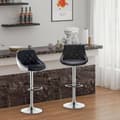 Miniatyrbillede 2 af 8: Rootz Barstol - Justerbar bordstol - Drejelig barstol - Komfortabel siddeplads - Nem montering - Holdbart design - 38cm x 35cm x 84-106cm Justerbar hø
