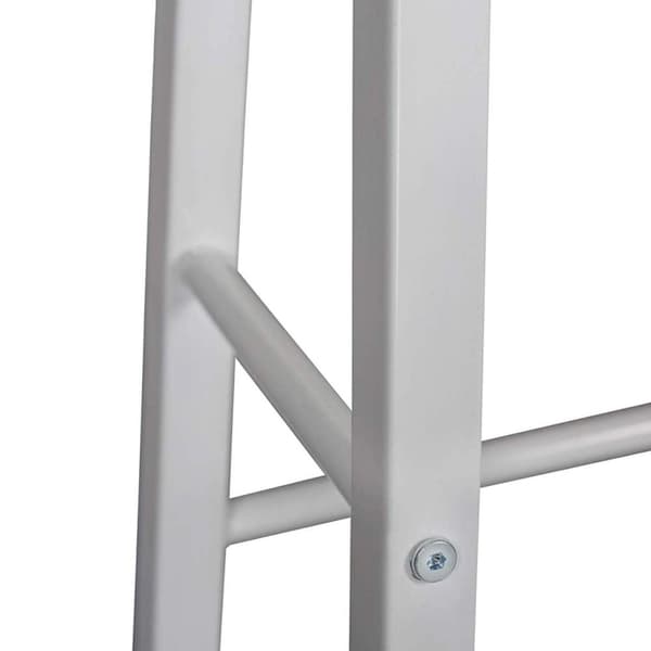Rootz Industriel Barstol - Bordskammel - Metal- og træskammel - Robust konstruktion - Alsidig brug - Gulvbeskyttelse - Sædehøjde 71 cm, Diameter 30 cm