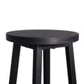 Miniatyrbillede 5 af 10: Rootz Industriel Barstol - Bordskammel - Metal- og træskammel - Robust konstruktion - Alsidig brug - Gulvbeskyttere - Sædehøjde 71 cm, Diameter 30 cm