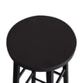 Miniatyrbillede 6 af 10: Rootz Industriel Barstol - Bordskammel - Metal- og træskammel - Robust konstruktion - Alsidig brug - Gulvbeskyttere - Sædehøjde 71 cm, Diameter 30 cm