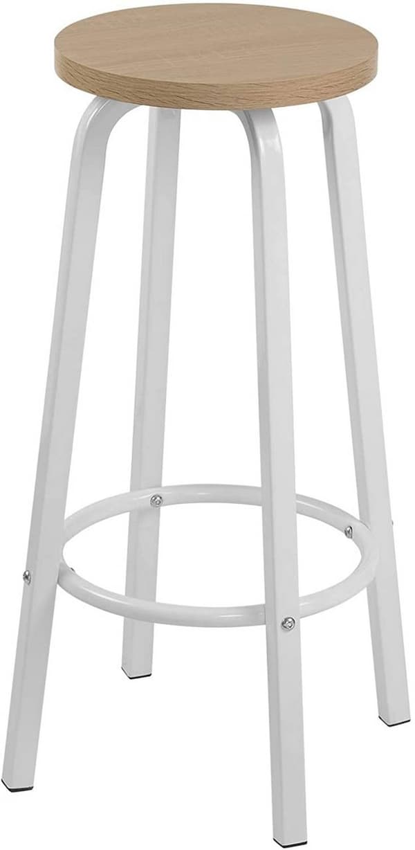 Rootz Barstol - Bordskammel - Industristol - Moderne minimalistisk design - Holdbar og ridsefast - Ergonomisk komfort - 30 cm x 72 cm