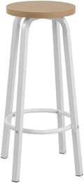 Miniatyrbillede 5 af 8: Rootz Barstol - Bordskammel - Industristol - Moderne minimalistisk design - Holdbar og ridsefast - Ergonomisk komfort - 30 cm x 72 cm