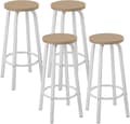 Miniatyrbillede 1 af 8: Rootz Barstol - Bordskammel - Industristol - Moderne minimalistisk design - Holdbar og ridsefast - Ergonomisk komfort - 30 cm x 72 cm